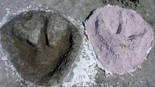 LONDRES (REINO UNIDO), 02/01/2025.- Un grupo de más de 100 investigadores de las Universidades de Oxford y Birmingham ha descubierto el mayor yacimiento de dinosaurios del Reino Unido, con más de 200 huellas que datan del periodo Jurásico Medio, hace 166 millones de años. La excavación, que se llevó a cabo en junio de 2024 en una cantera de Oxfordshire (noroeste de Londres), descubrió cinco extensas huellas de pisadas, con más de 150 metros de longitud en el caso de la más extensa, informó este jueves la Universidad de Birmingham en un comunicado. EFE/ Caroline Wood University Of Oxford SOLO USO EDITORIAL SOLO DISPONIBLE PARA ILUSTRAR LA NOTICIA QUE ACOMPAÑA (CRÉDITO OBLIGATORIO)