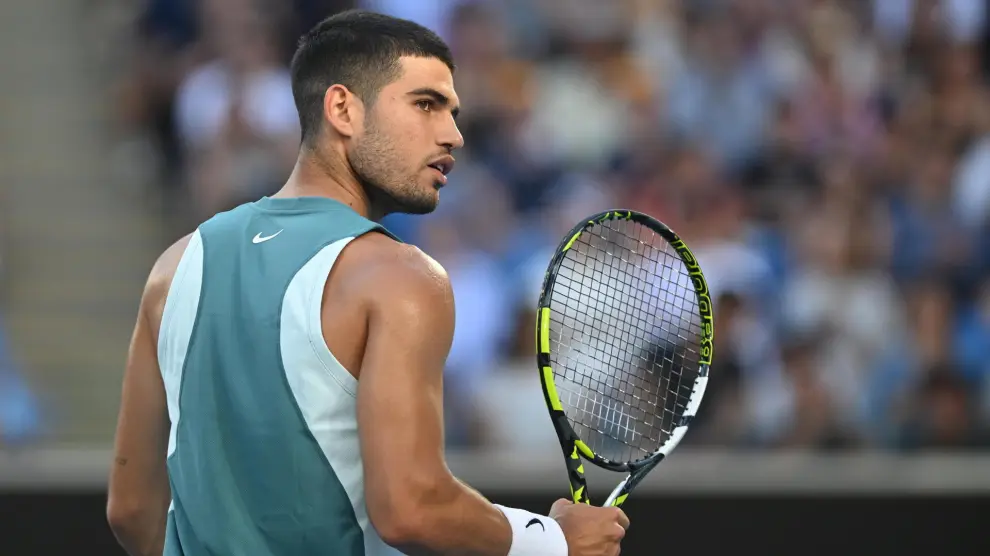El imperceptible cambio en la raqueta de Carlos Alcaraz que revoluciona su juego: "Le ayuda cuando le sacan muy fuerte"