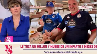 Cuco, junto a su amigo Manolo