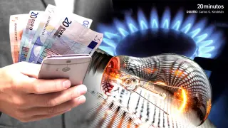 Descuentos al contratar luz y gas con el móvil.