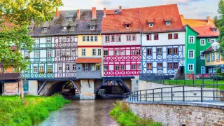 Ciudad de Érfurt en Alemania.