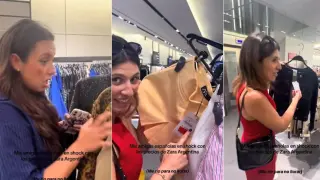 Españolas en un Zara de Argentina.