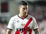 James Rodríguez, durante un partido con el Rayo Vallecano.