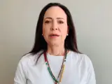 María Corina Machado en un vídeo difundido en redes sociales.