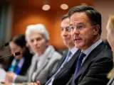 Mark Rutte, en el Parlamento Europeo.