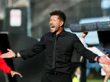 Simeone, en un partido del Atlético de Madrid