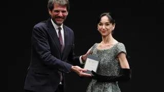 El ministro de Cultura, Ernest Urtasun, durante la X edición de la Gala de la Academia de Artes Escénicas.