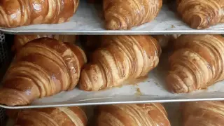 Bandejas con croissants