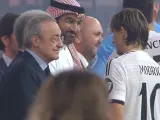 Florentino Pérez y Luka Modric